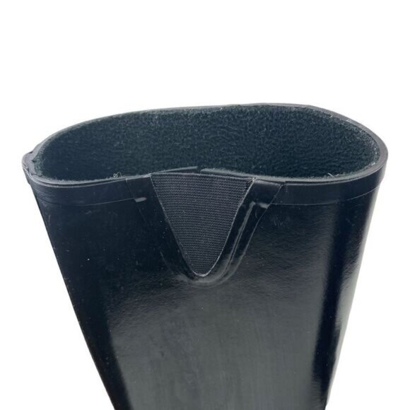 COUGAR WOMENS Black Rider Tall Waterproof Rubber Rain Boots US 6M - Picture 12 of 13